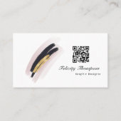 Carte de visite Collage Traits Tendances (Devant)