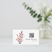 Carte de visite Collage Traits Tendances (Debout devant)