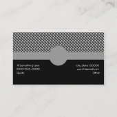 Carte De Visite Collecte des bordures supérieures du cercle monogr (Dos)