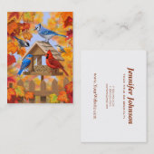 Carte De Visite Collecte d'oiseaux d'automne (Devant / Derrière)