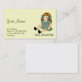 Carte De Visite Collecteur de poupée (Devant / Derrière)