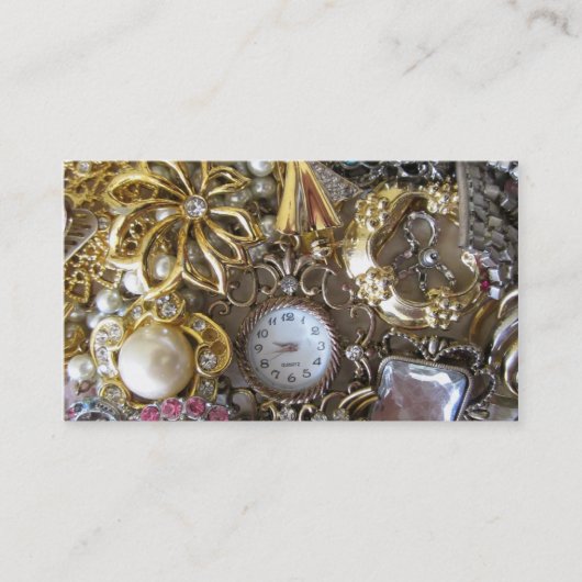 Carte De Visite collection bling bling de bijoux (Devant)