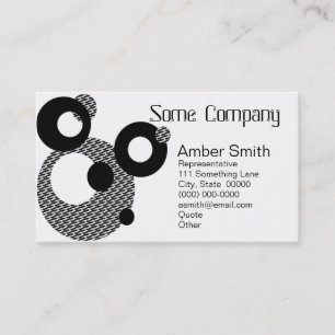 Carte De Visite Collection Cercles Abstraits