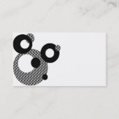 Carte De Visite Collection Cercles Abstraits (Dos)