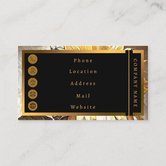 Carte De Visite Collection D'Art Moderne Sun In Sunflower (Dos)