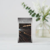 Carte De Visite Collection de bouteilles de vin (Debout devant)