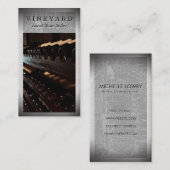 Carte De Visite Collection de bouteilles de vin (Devant / Derrière)