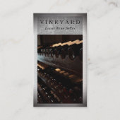 Carte De Visite Collection de bouteilles de vin (Devant)