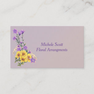 Carte De Visite Collection de jardin printanier