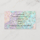 Carte De Visite Collection de perles colorées (Dos)