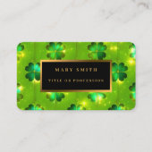 Carte De Visite Collection de trèfle de la Saint Patrick populaire (Devant)