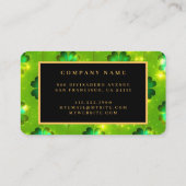 Carte De Visite Collection de trèfle de la Saint Patrick populaire (Dos)