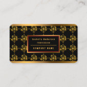 Carte De Visite Collection Florale Populaire Élégante (Devant)