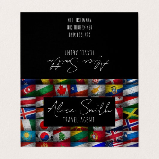 Carte De Visite Collection Indicateur (Extérieur déplié)