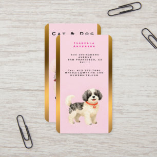 Carte De Visite Collection moderne de toilettage de chien personna