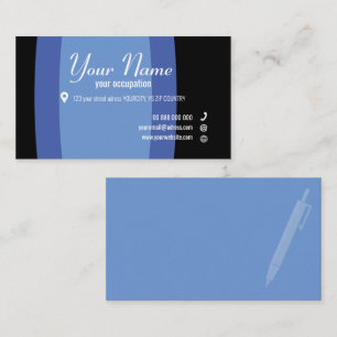 Carte De Visite Collection PARENTHESE Standard, 3,5 po x 2,0 po
