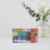 Carte De Visite Collection Plate-forme de licence Retro (Debout devant)