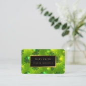 Carte De Visite Collection verdoyante St Patrick's Day Clover (Debout devant)