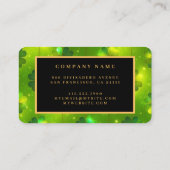 Carte De Visite Collection verdoyante St Patrick's Day Clover (Dos)