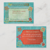 Carte De Visite Collectives Whimsey Pour Le Web Business (Devant / Derrière)