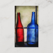 Carte De Visite Collector - Bouteilles - Deux bouteilles de vin vi (Dos)