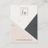 Carte De Visite Collier en céramique Noir Noir Noir Vidéo (Devant)