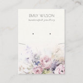 Carte De Visite Collier Flore Rose Flush Équipement Bijoux (Devant)