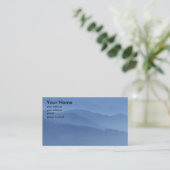 CARTE DE VISITE COLLINES BLEUES #1 (Debout devant)