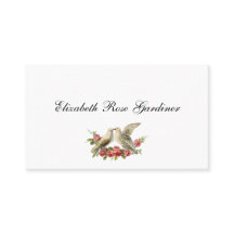 Carte de visite colombes victoriennes