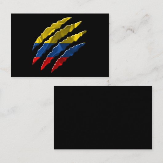 Carte De Visite Colombia (Devant / Derrière)