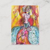 Carte De Visite COLOMBINA / Arts du spectacle, Costume Designer (Dos)