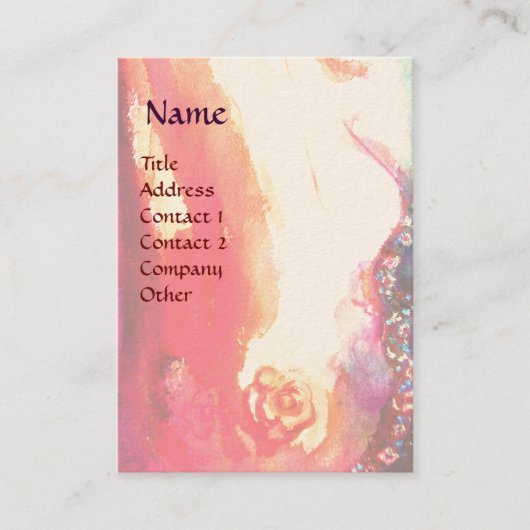 Carte De Visite COLOMBINA / Arts du spectacle, Costume Designer (Devant)