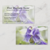 Carte De Visite Colonne Friline Bleue Et Blanche (Devant / Derrière)