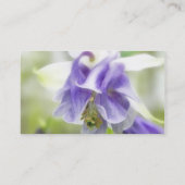 Carte De Visite Colonne Friline Bleue Et Blanche (Dos)