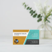 Carte De Visite Colonnes élégantes d'empreinte de transport de (Debout devant)