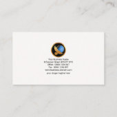 Carte De Visite Colonnes élégantes d'empreinte de transport de (Dos)