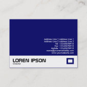 Carte De Visite Color Factory - Bleu foncé (000066) (Dos)
