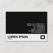 Carte De Visite Color Factory - Noir (000000) (Dos)