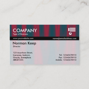 Carte De Visite Color Tex Banded - Rideau 02