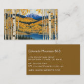 Carte De Visite Colorado Aspens (Devant / Derrière)