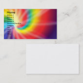 Carte De Visite Colorant de cravate (Devant / Derrière)