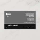 Carte De Visite Colorbars à écran large 02 (Dos)