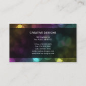 Carte De Visite Coloré (Dos)