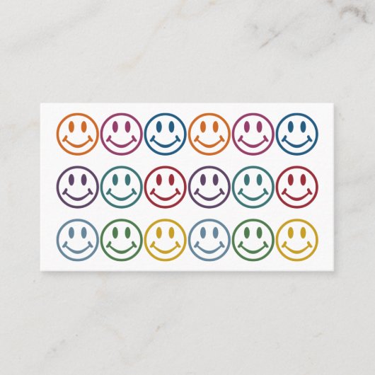 Carte de visite coloré (Devant)