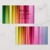 Carte de visite coloré (Devant / Derrière)