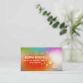 carte de visite coloré (Debout devant)