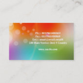 carte de visite coloré (Dos)