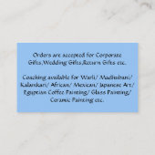 Carte de visite coloré (Dos)