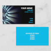 Carte de visite coloré d'art (Devant / Derrière)