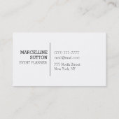 Carte de visite coloré de ballon (Dos)